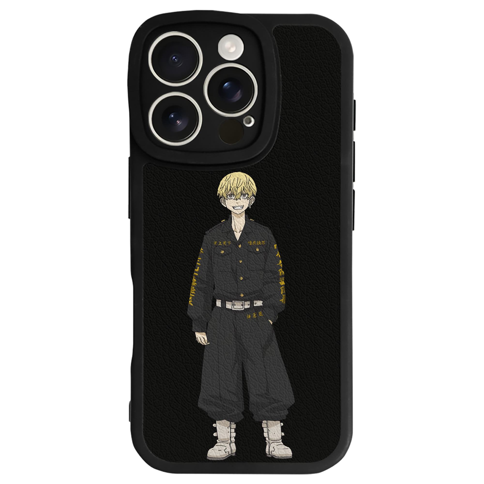 （画像用） 東京リベンジャーズ Tokyo Revengers 【iPhone 16シリーズ対応】シリコンスマホケース（レザー調） 材質：シリコン